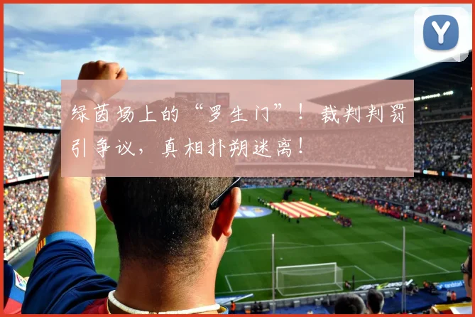 绿茵场上的“罗生门”!裁判判罚引争议,真相扑朔迷离!